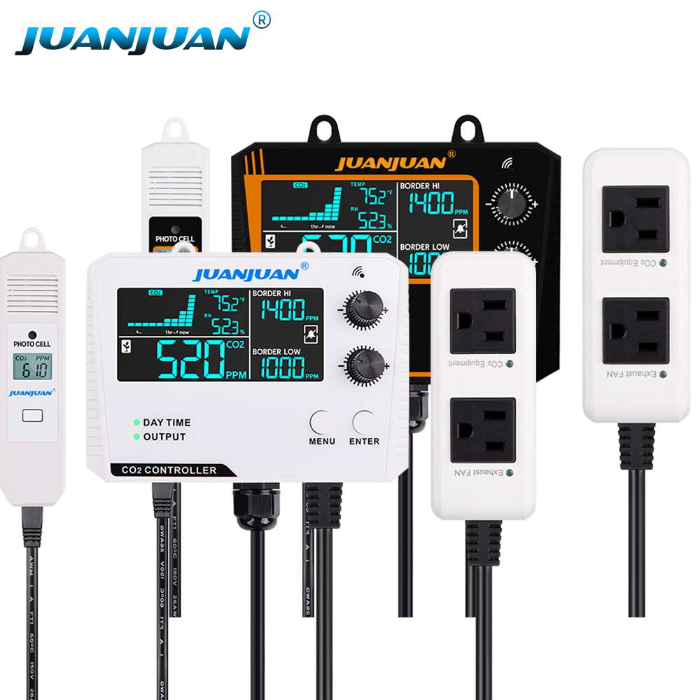 0~5000ppm CO2 Controller LCD D - Smart Garden Greenhouse 评论和价格