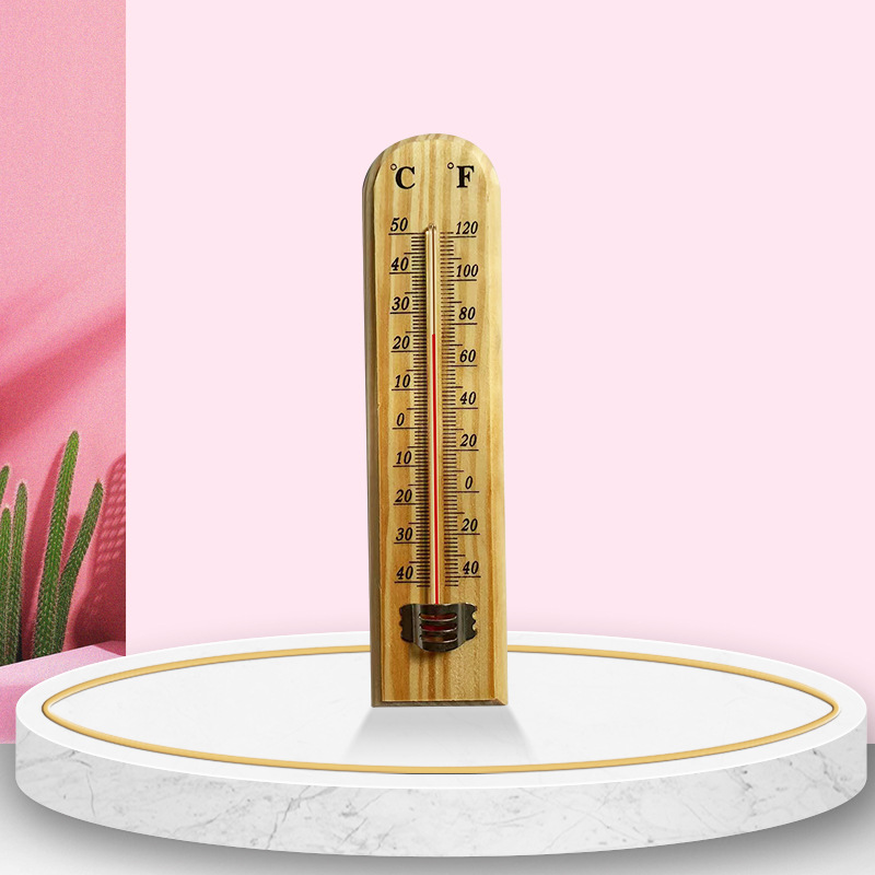 Wood Wall Hang Thermometer -40 - Garden Weather Station 评论和价格