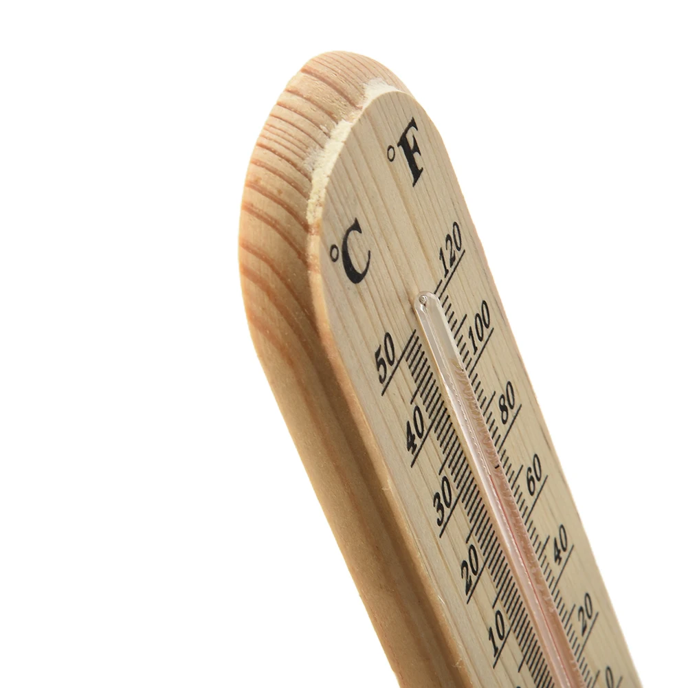Wood Wall Hang Thermometer -40 - Garden Weather Station 评论和价格