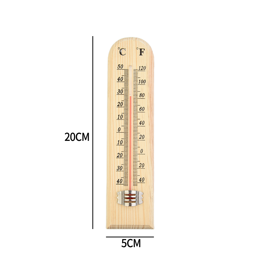 Wood Wall Hang Thermometer -40 - Garden Weather Station 评论和价格