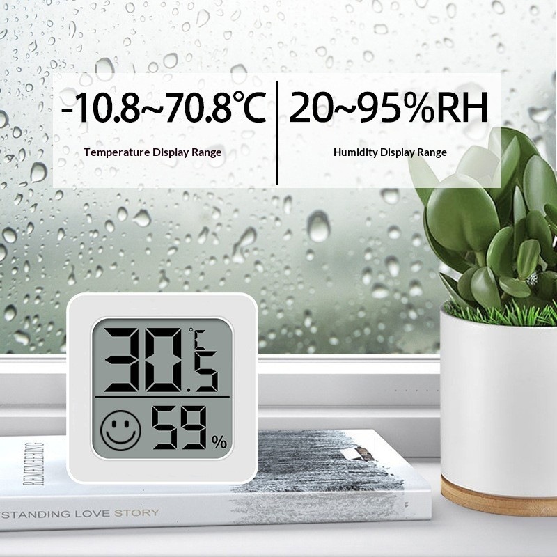 1/3PCS Mini LCD Digital Thermo - Garden Weather Station 评论和价格
