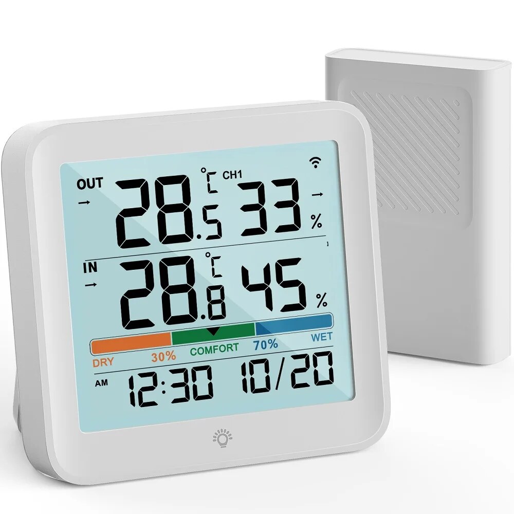 Digital Thermometer Hygrometer - Garden Weather Station 评论和价格