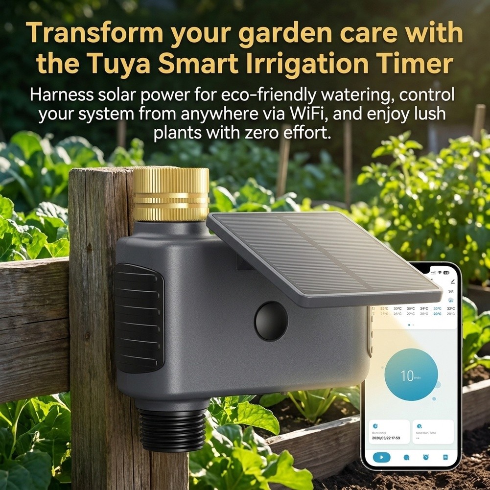 Smart WiFi Solar Irrigation Ti - Smart Garden Greenhouse 评论和价格