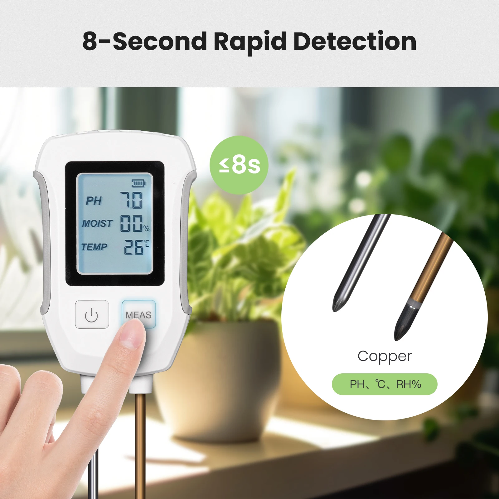 MOES 3 in 1 Soil PH Detector T - Garden Weather Station 评论和价格
