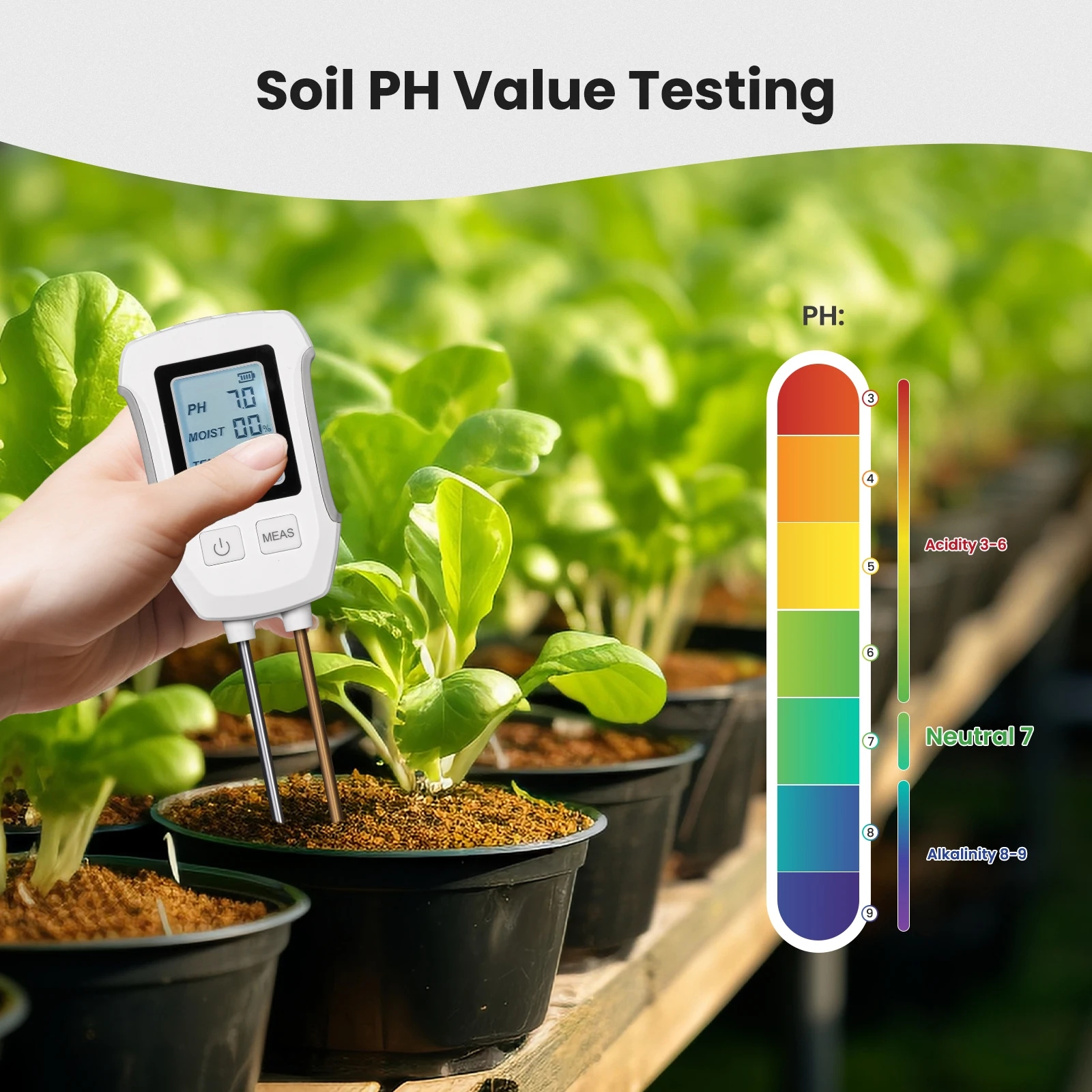 MOES 3 in 1 Soil PH Detector T - Garden Weather Station 评论和价格