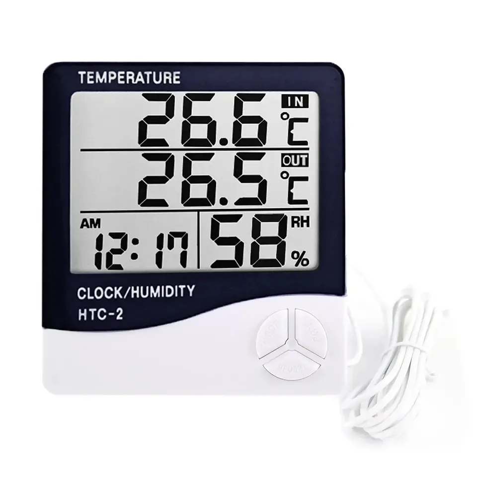 Indoor LCD Digital Thermometer - Garden Weather Station 评论和价格