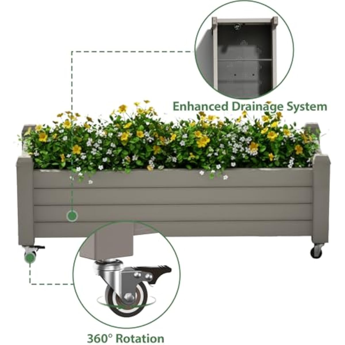 Raised Garden Bed with 360° Sw - Smart Garden Raised Bed 评论和价格