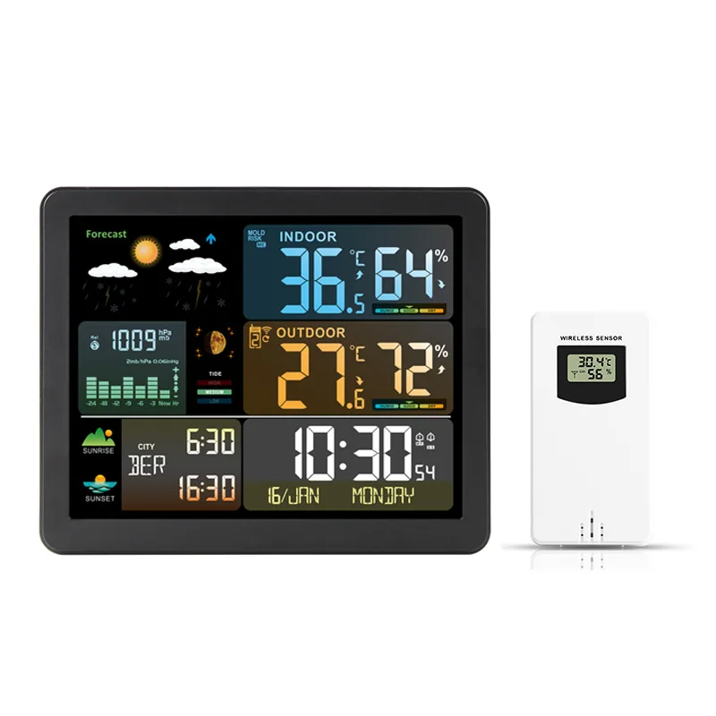 Digital Weather Station Clock  - Garden Weather Station 评论和价格