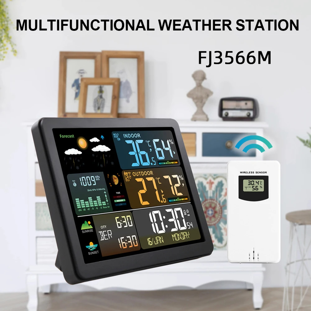Digital Weather Station Clock  - Garden Weather Station 评论和价格