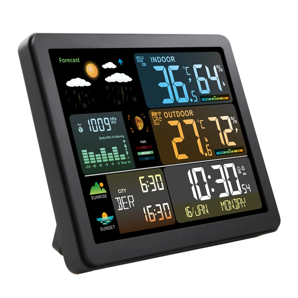 Digital Weather Station Clock  - Garden Weather Station 评论和价格