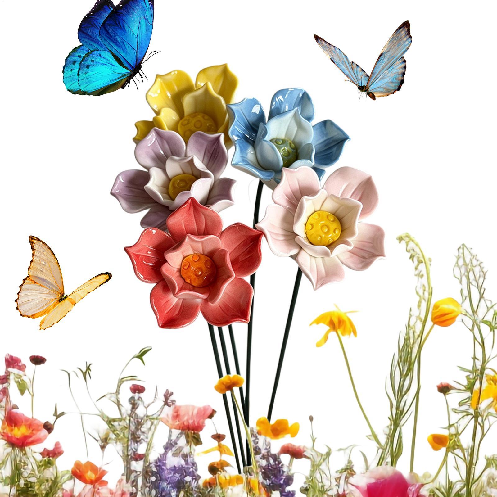 5Pcs Ceramic Bee Bath Bee Wate - Garden Weather Station 评论和价格