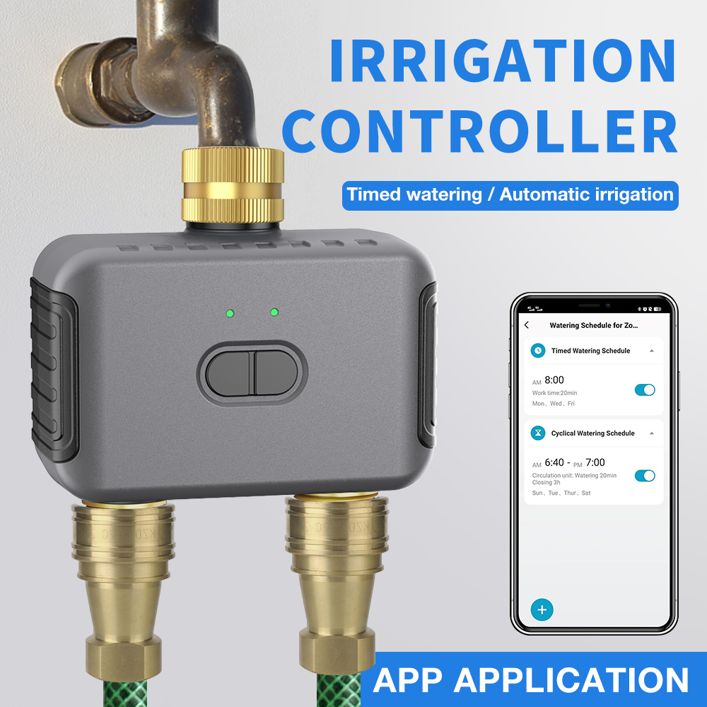 Tuya 2 Zone Watering Timer Gar - Smart Garden Zone 评论和价格